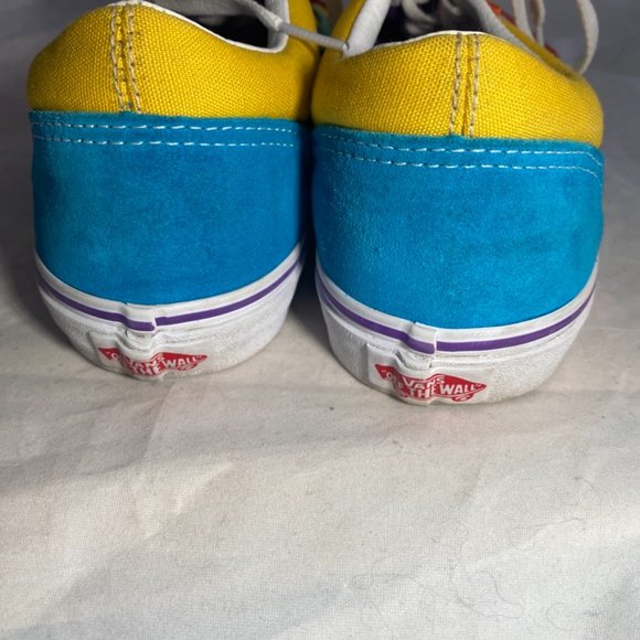 Van's Old Skool Colorblock Sneakers - Sz 6 Juniors - Picture 3 of 8